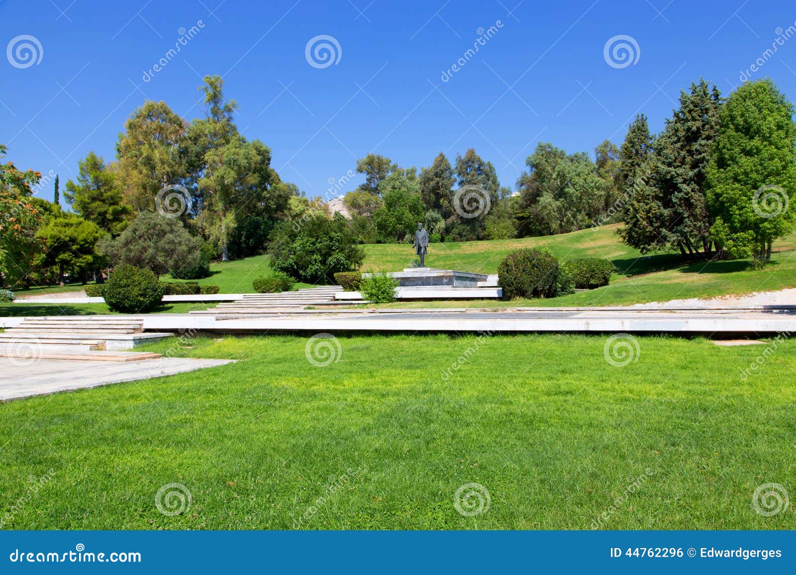 Greek Garden stock photo. Image of acropolis, landmark 44762296