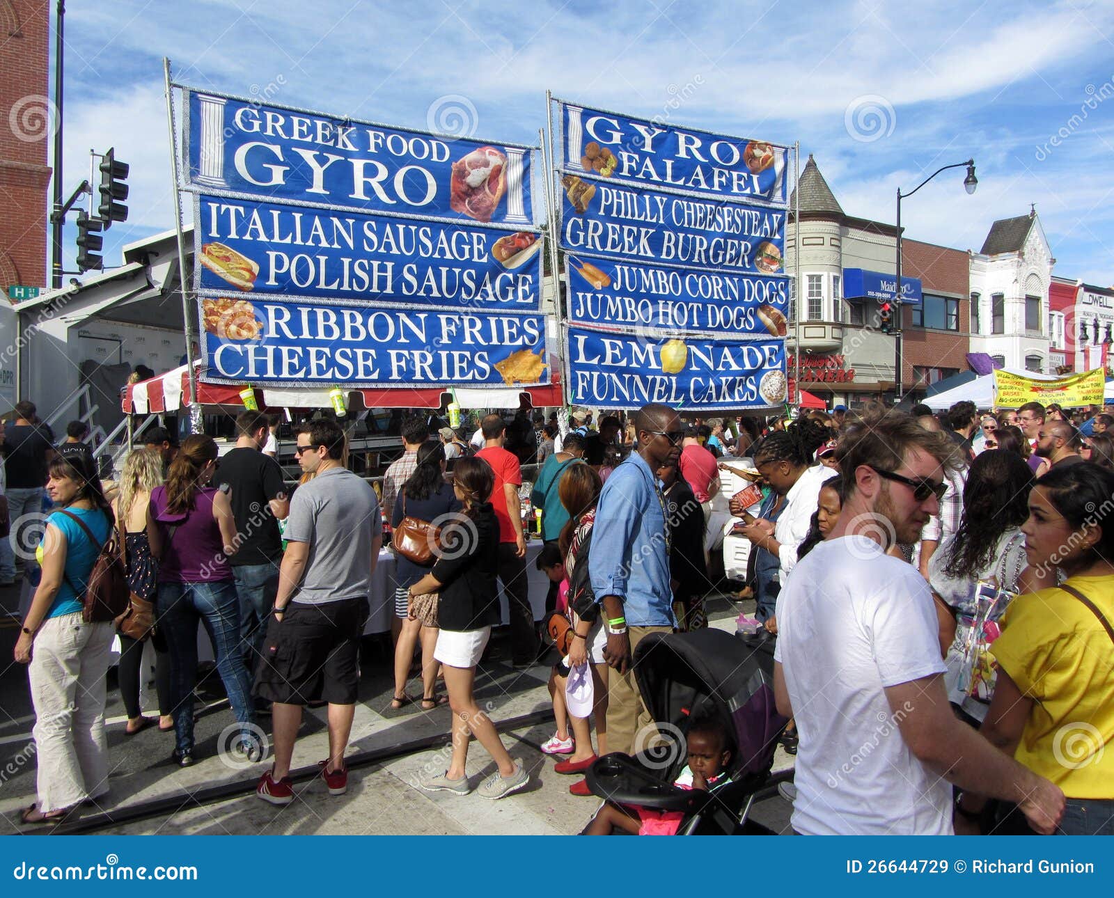 Greek Gyro Vendor editorial stock image. Image of september 26644729