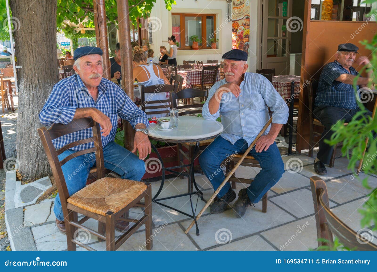 THE GREEK COFFEE SCENE