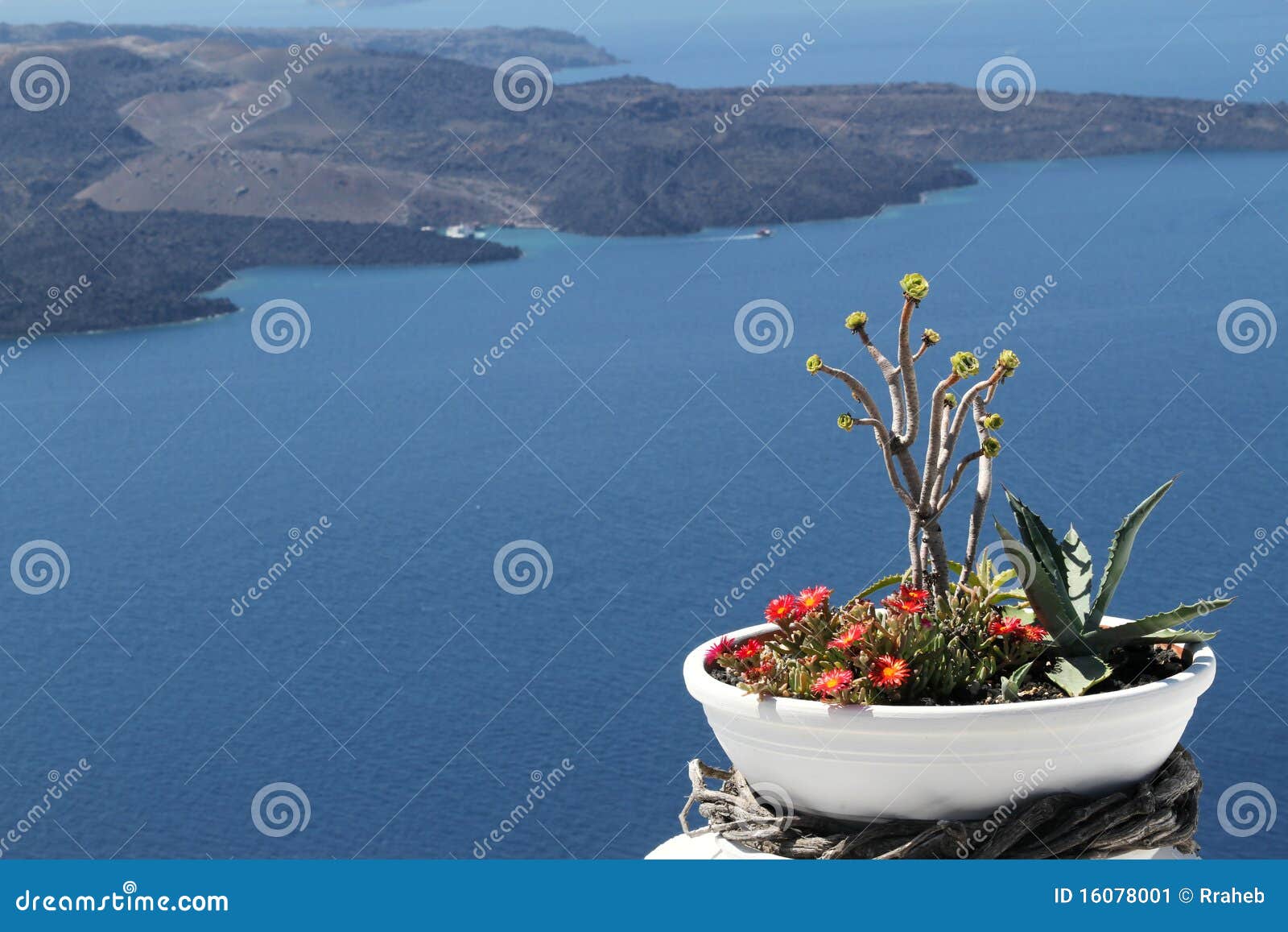 greek islands - caldera view santorini