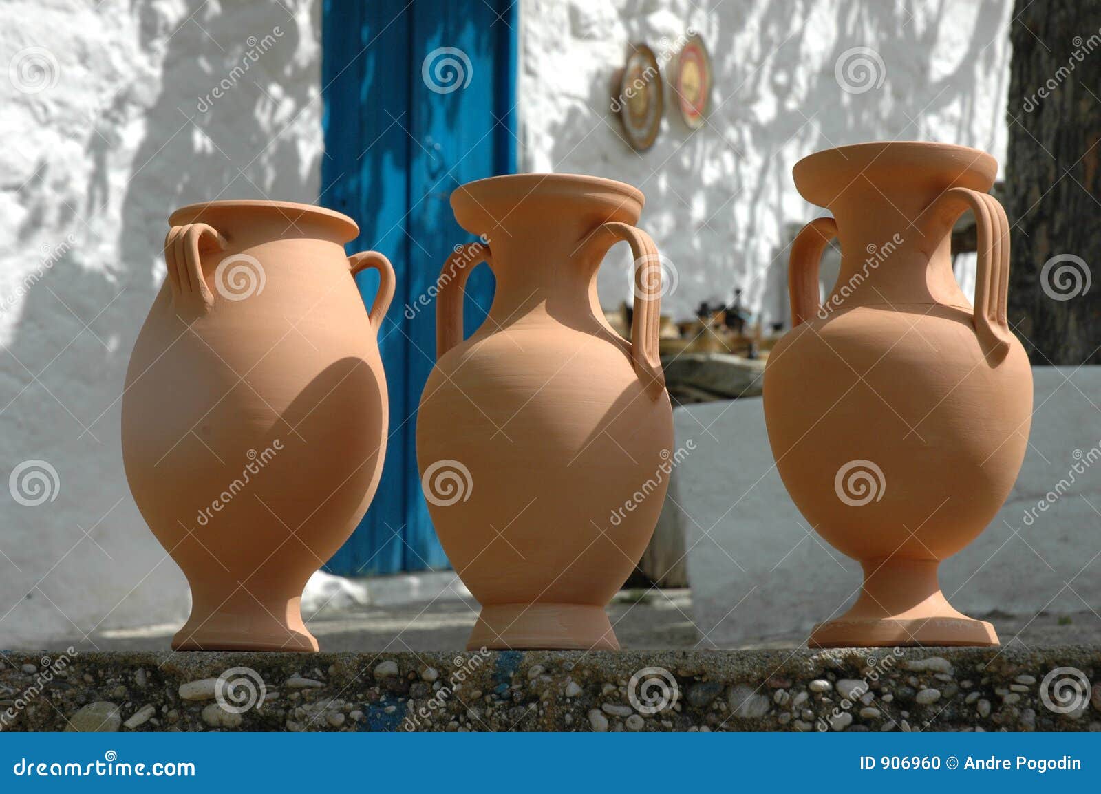 Greek pottery stock photo. Image of ceramic, athens, cyprus 906960