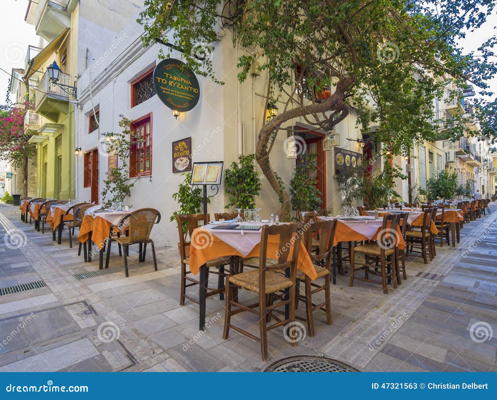 Greek Restaurant Memories In Sidari On Corfu, Greece. Editorial Image