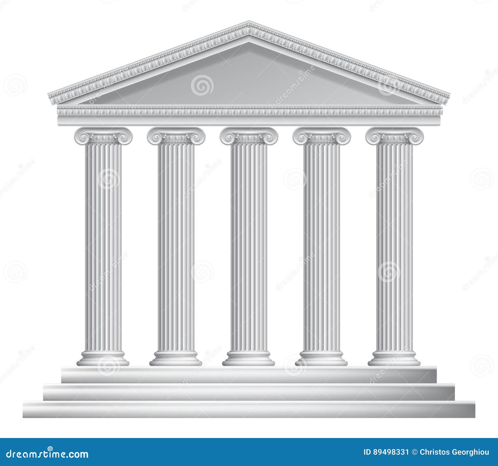 greek or roman temple columns
