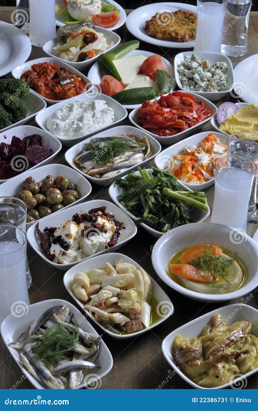 Greek snacks stock image. Image of seafood, gourmet, cuisine 22386731