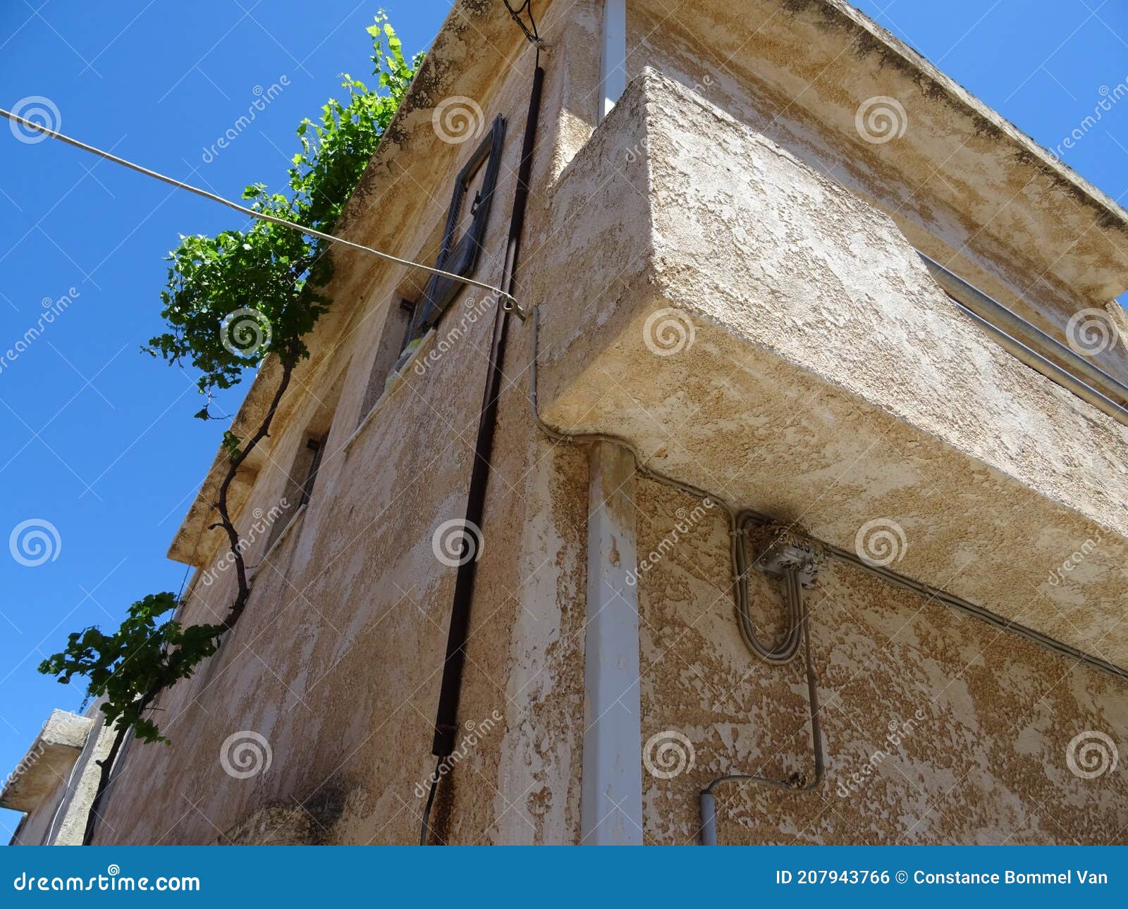 greek street vieuw building kreta chersonissos