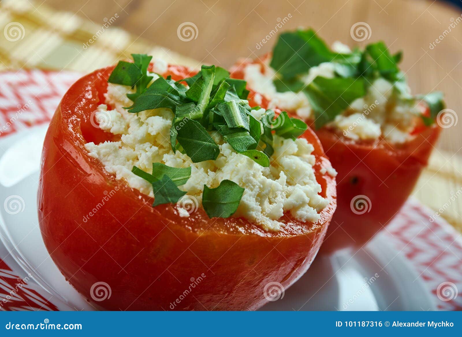 greek stuffed tomatoes