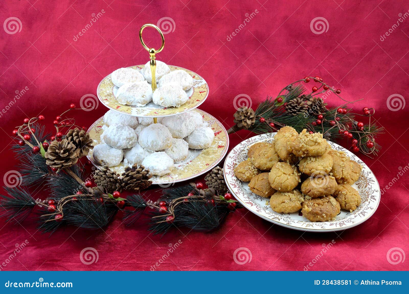 Greek Traditional Christmas Desserts Stock Image Image of honeydipped