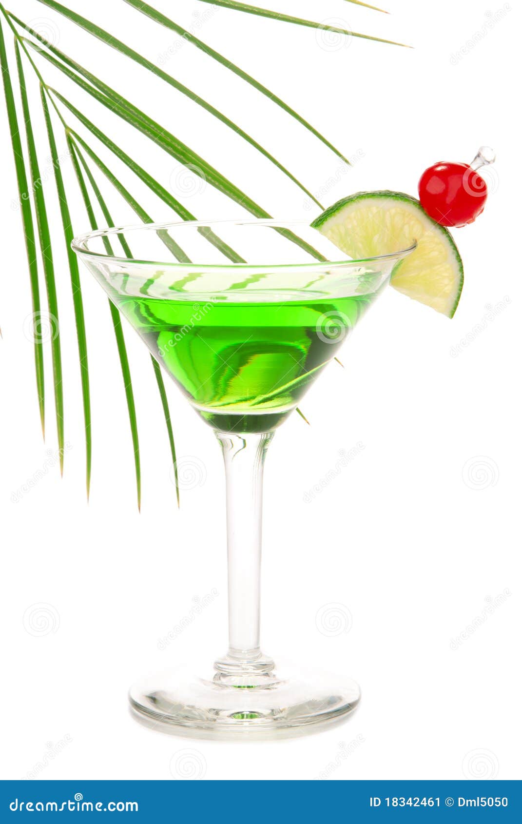 Green Absinthe Martini Alcohol Cocktail Stock Image Image of marinated, isolated 18342461