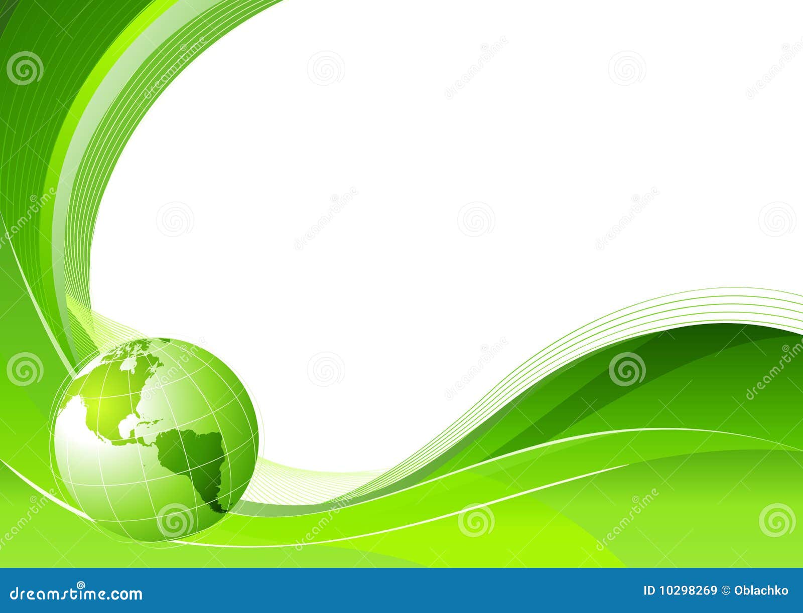 Green Abstract Lines Background Stock Vector - Illustration of ...