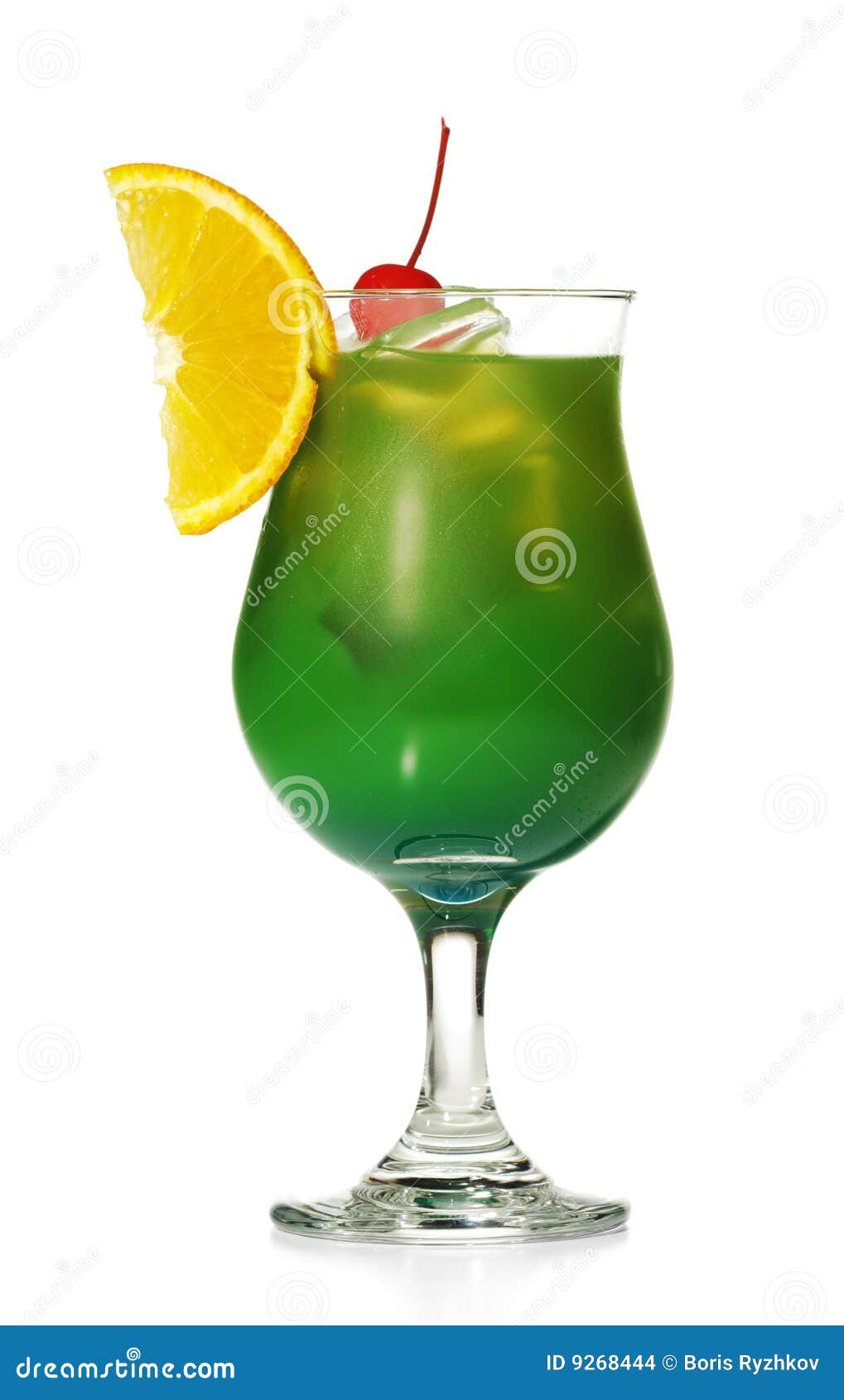 Green Alcoholic Cocktail stock photo. Image of party, glass 9268444