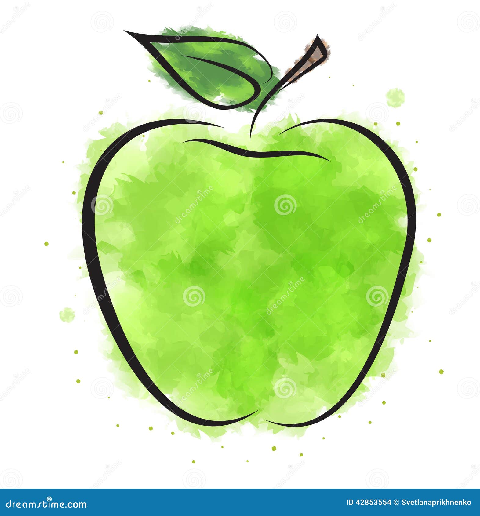 62,196 Green Apple Drawing Images, Stock Photos & Vectors | Shutterstock