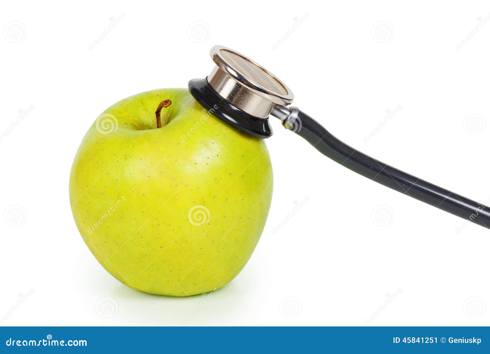 Green Apple and Blood Pressure Meter Stock Image Image of checkup