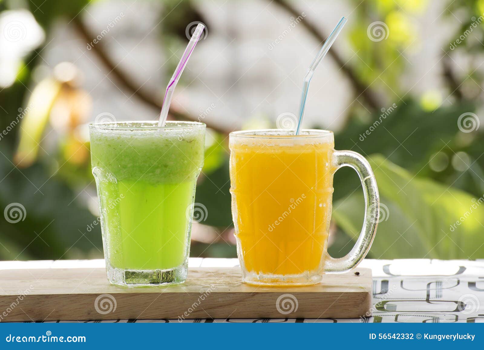 Green Apple and Orange Smoothie Stock Photo Image of nutritious
