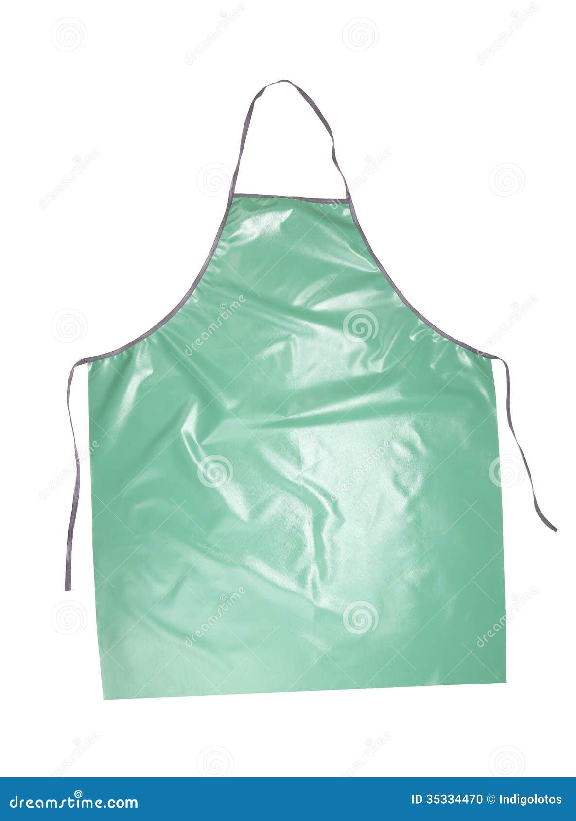 Green apron stock photo. Image of green, clerk, shot 35334470