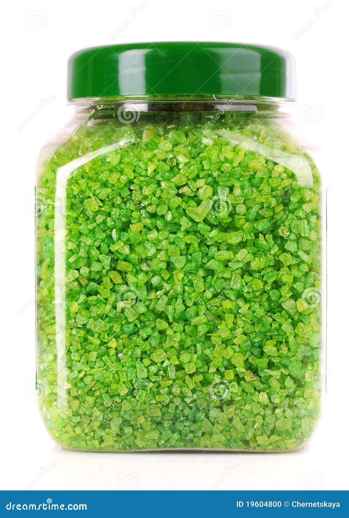 Green Aromatic Bath Salt in Bottle Isolated Stock Photo Image of background, aromatic 19604800