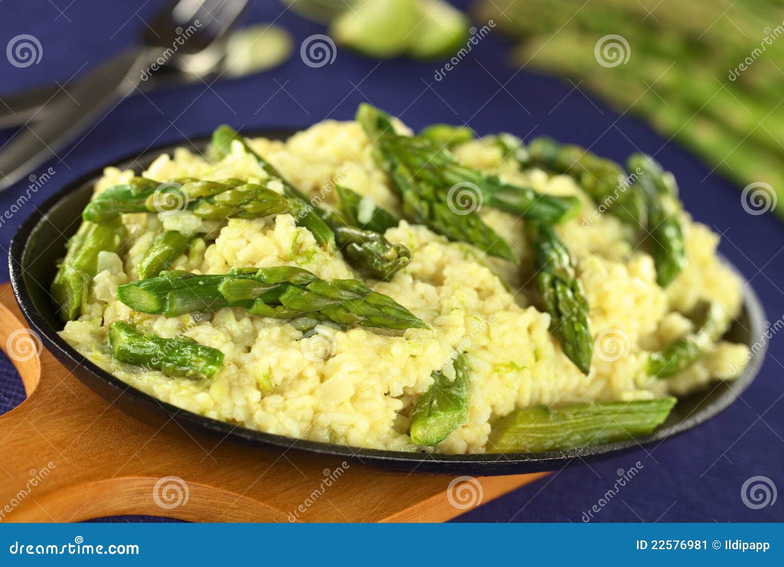 Green Asparagus Risotto stock image. Image of horizontal 22576981