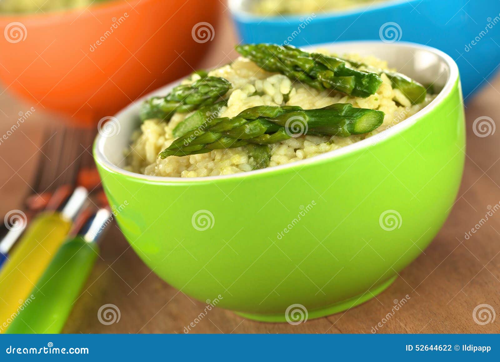 Green Asparagus Risotto stock photo. Image of shot, lunch 52644622