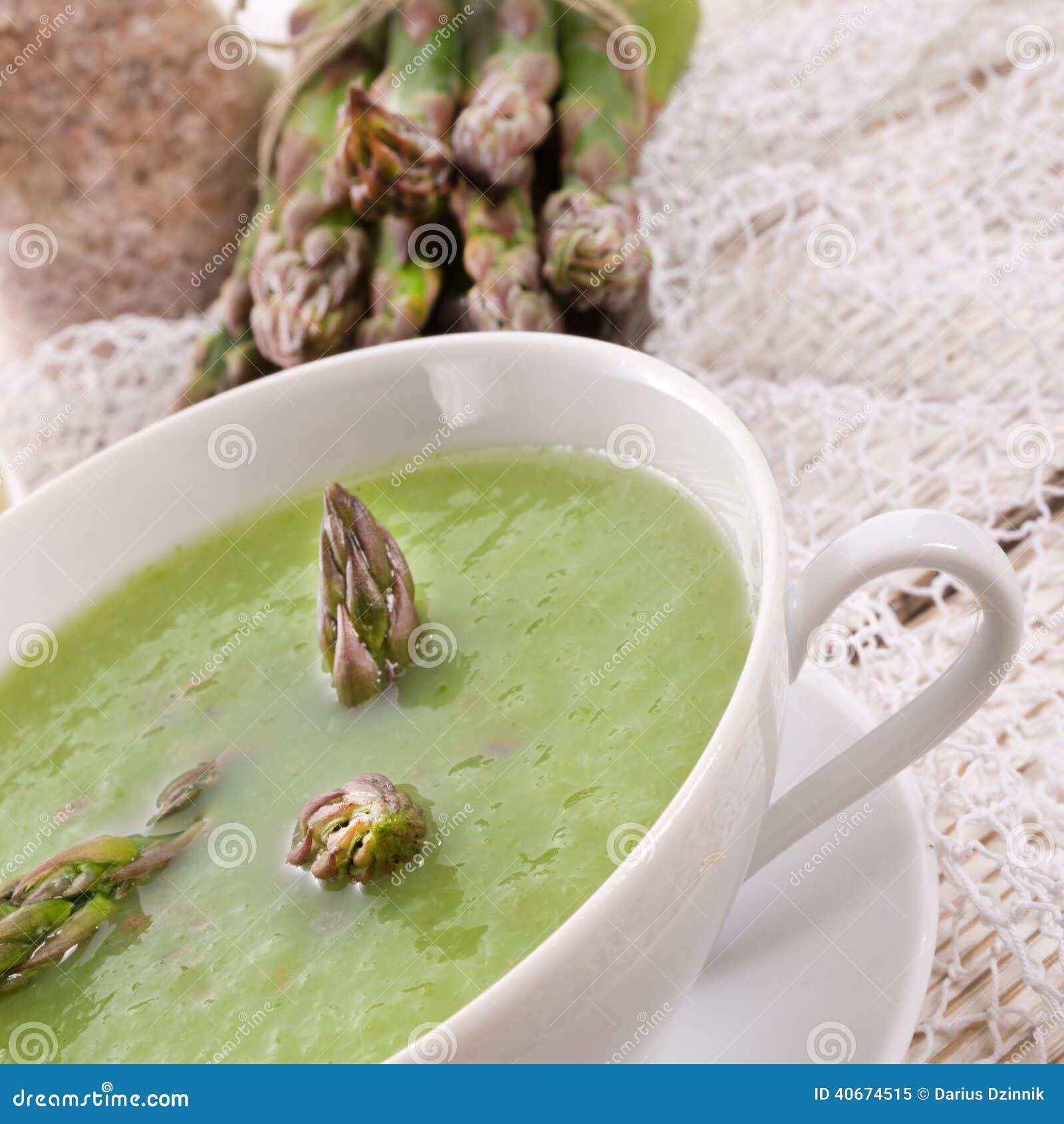 Green asparagus soup stock image. Image of asparagus 40674515