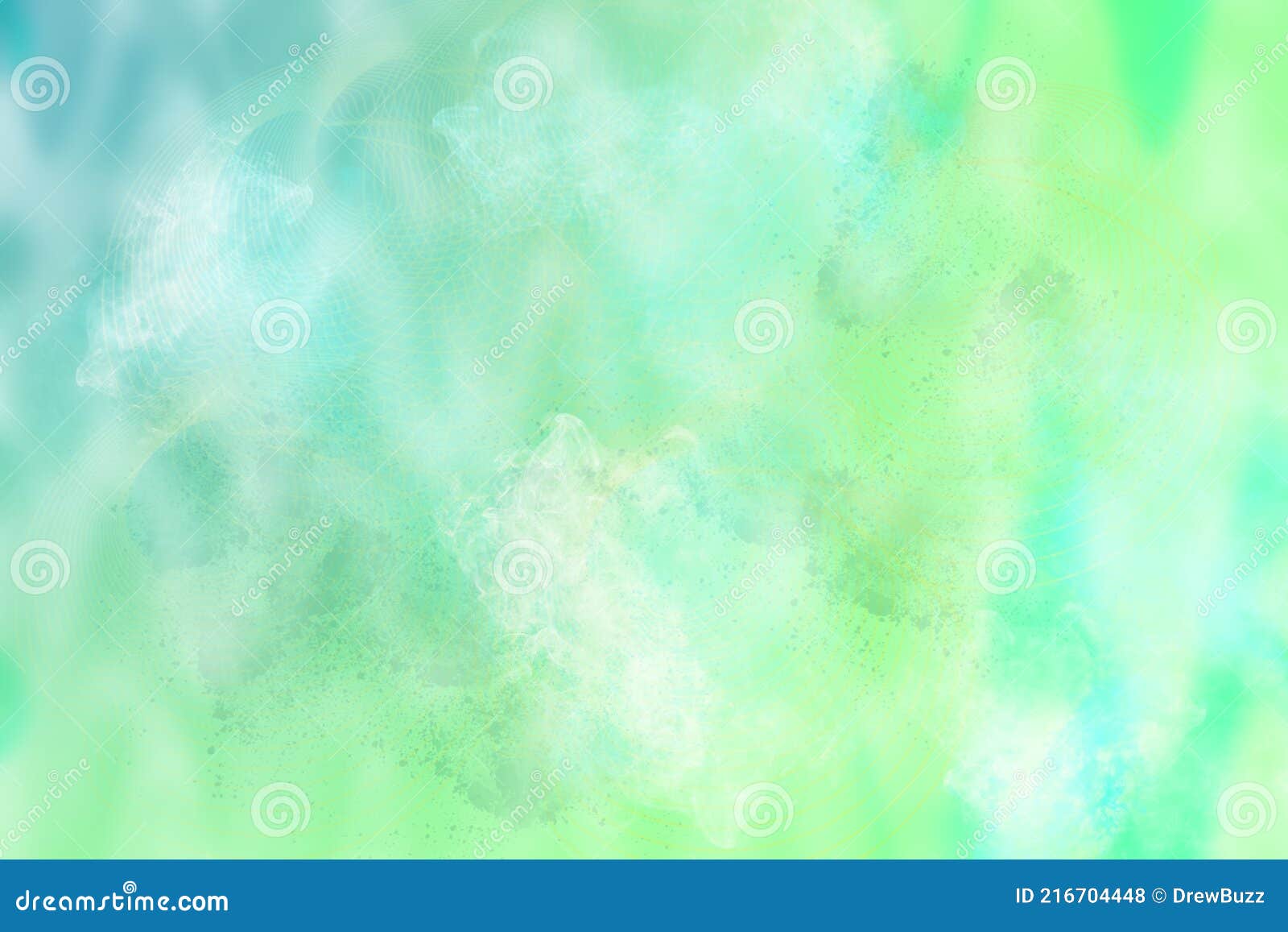 A Green Azure Blue Turquoise Color Palette Ocean Sea Illustration ...