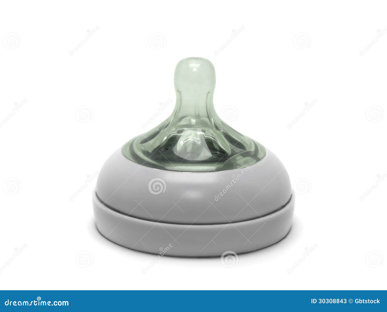 Baby bottle rubber teat. stock image. Image of round 30308843