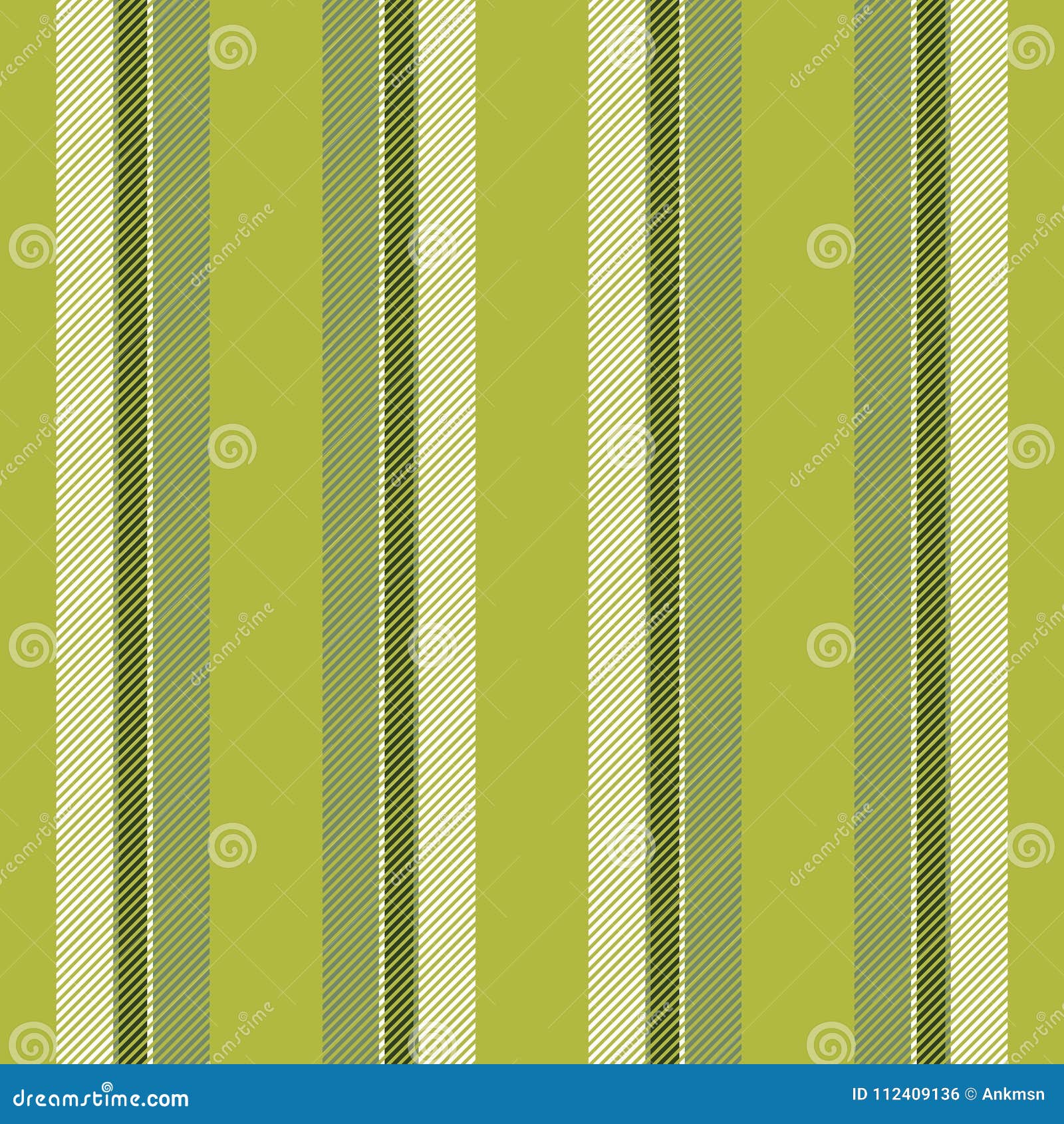 Green Background Striped Texture Seamless Pattern Stock Vector
