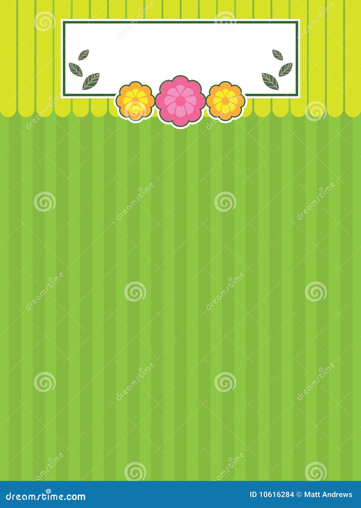 Green Background with Text Box Stock Vector Illustration of green