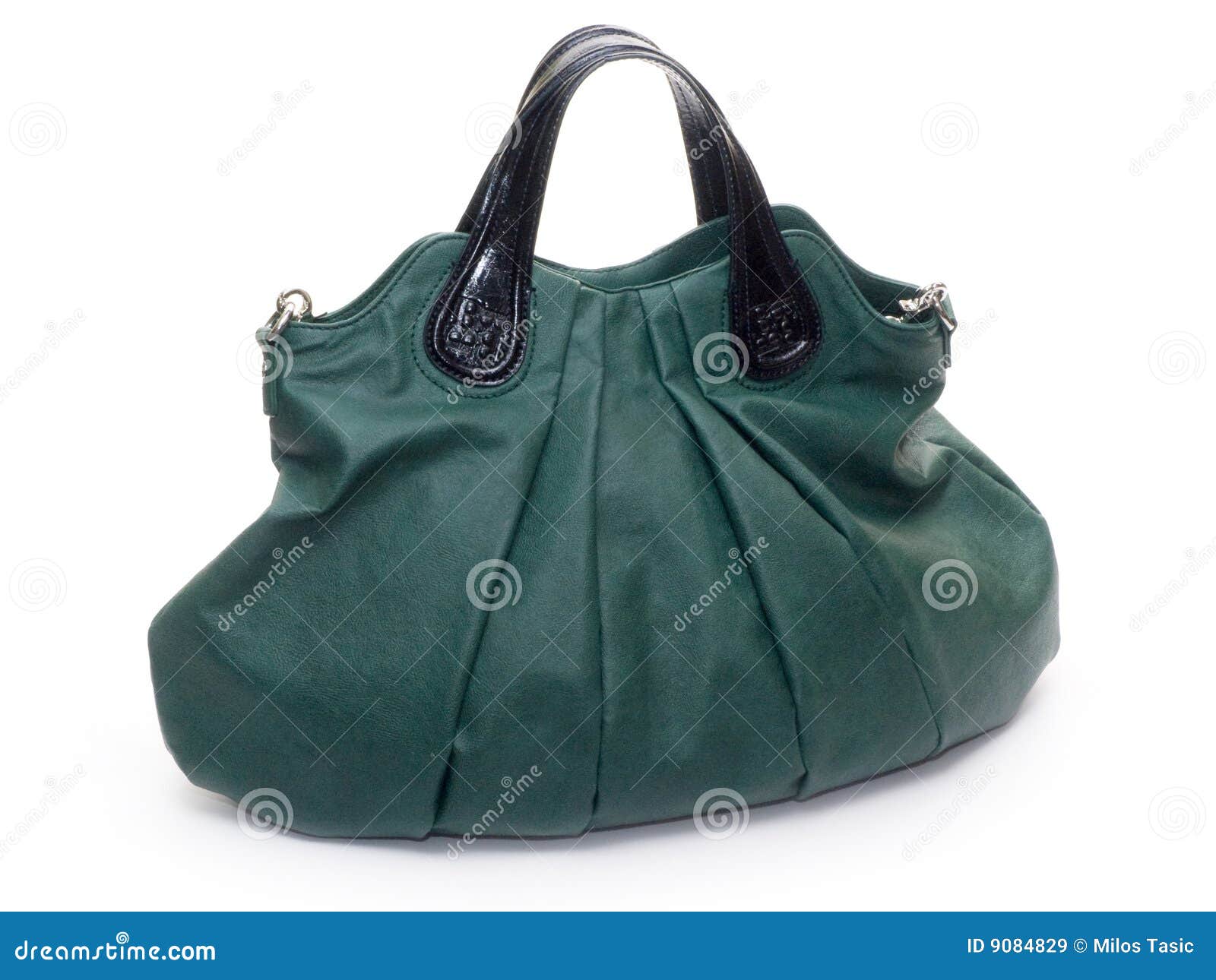 Green bag stock image. Image of modern, studio, closeup - 9084829