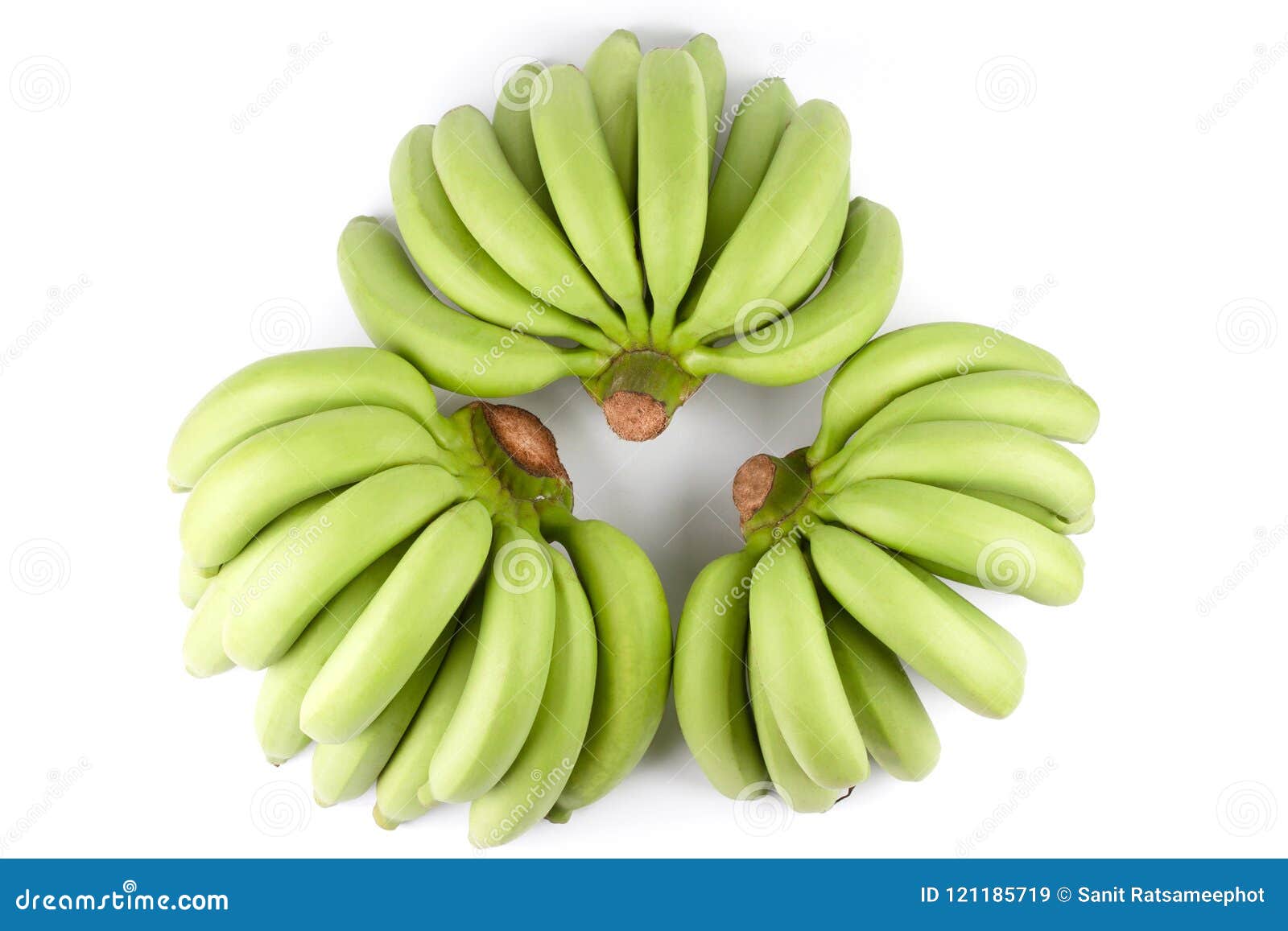 Green Banana Comp. stock image. Image of cluster, food - 121185719