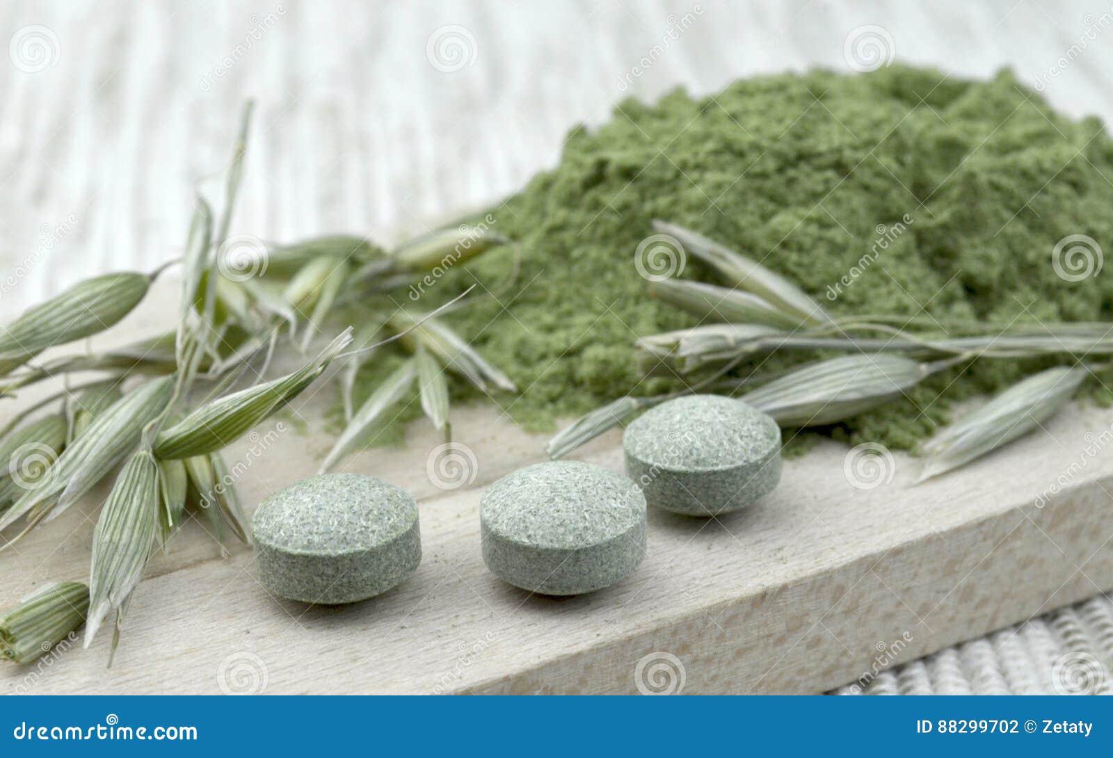 Green Barley Detox Chlorella Stock Photo Image of brown, diet 88299702