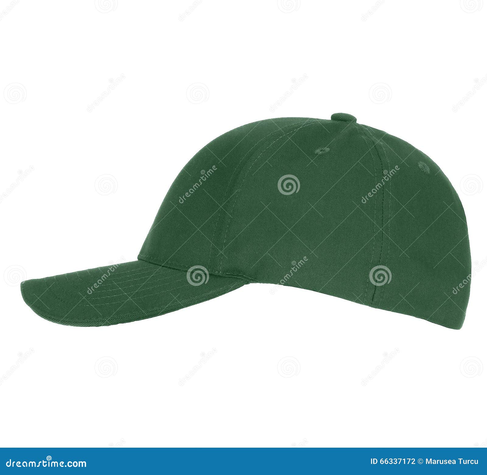 Green Baseball Hat stock photo. Image of blank, health - 66337172