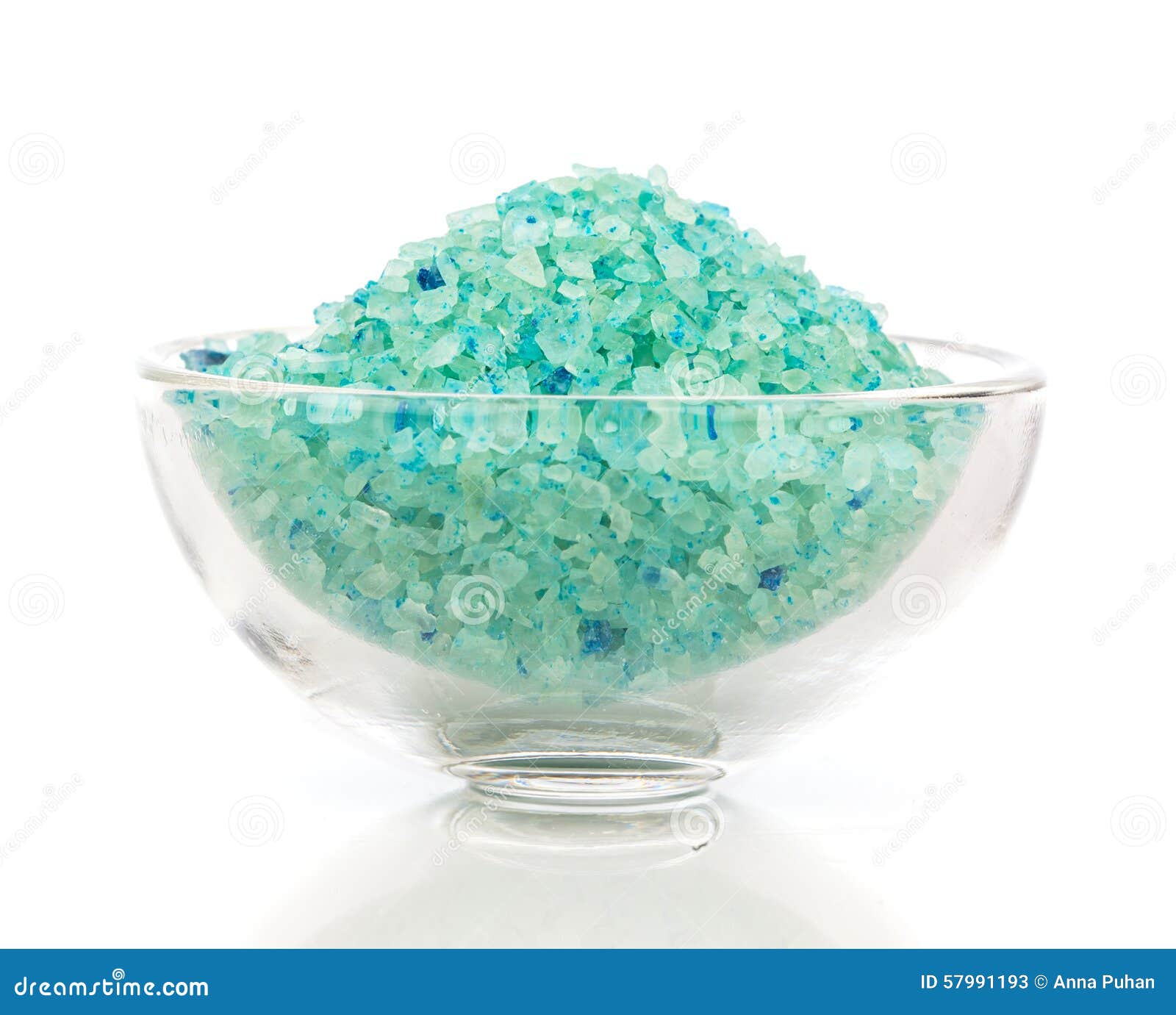 Green bath salt stock image. Image of bowl, grainy, ocean 57991193