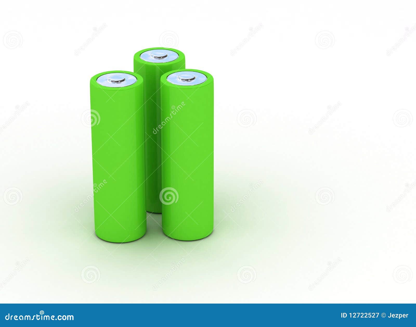 Green batteries stock illustration. Illustration of electricity 12722527