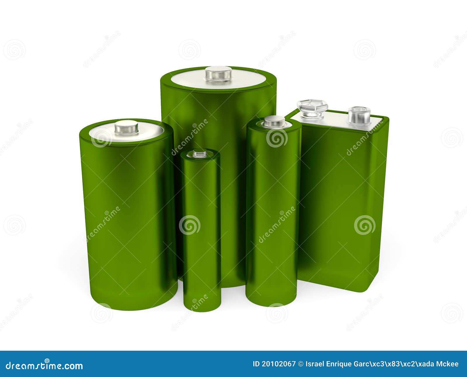 Green Batteries stock illustration. Illustration of battery 20102067