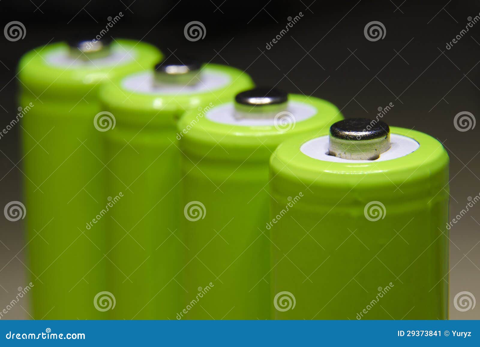 Green batteries stock image. Image of closeup, ecology 29373841