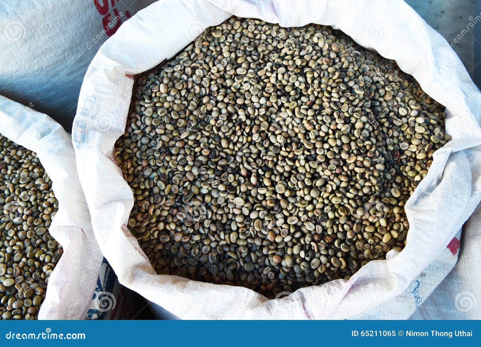 Green bean coffee beans stock image. Image of espresso 65211065