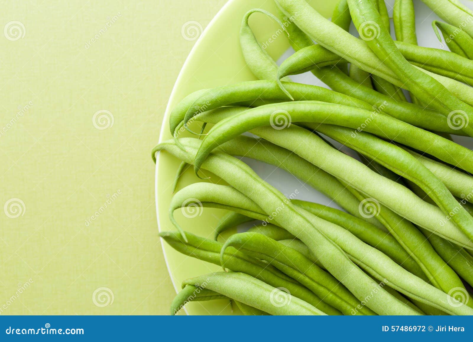 Green beans on green table stock photo. Image of food - 57486972