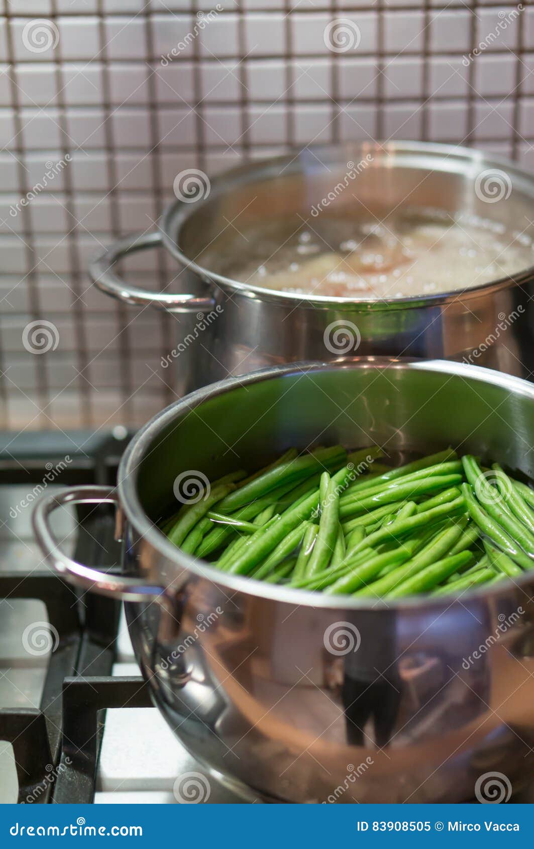 Green beans in a pot stock image. Image of beans, vegetable 83908505
