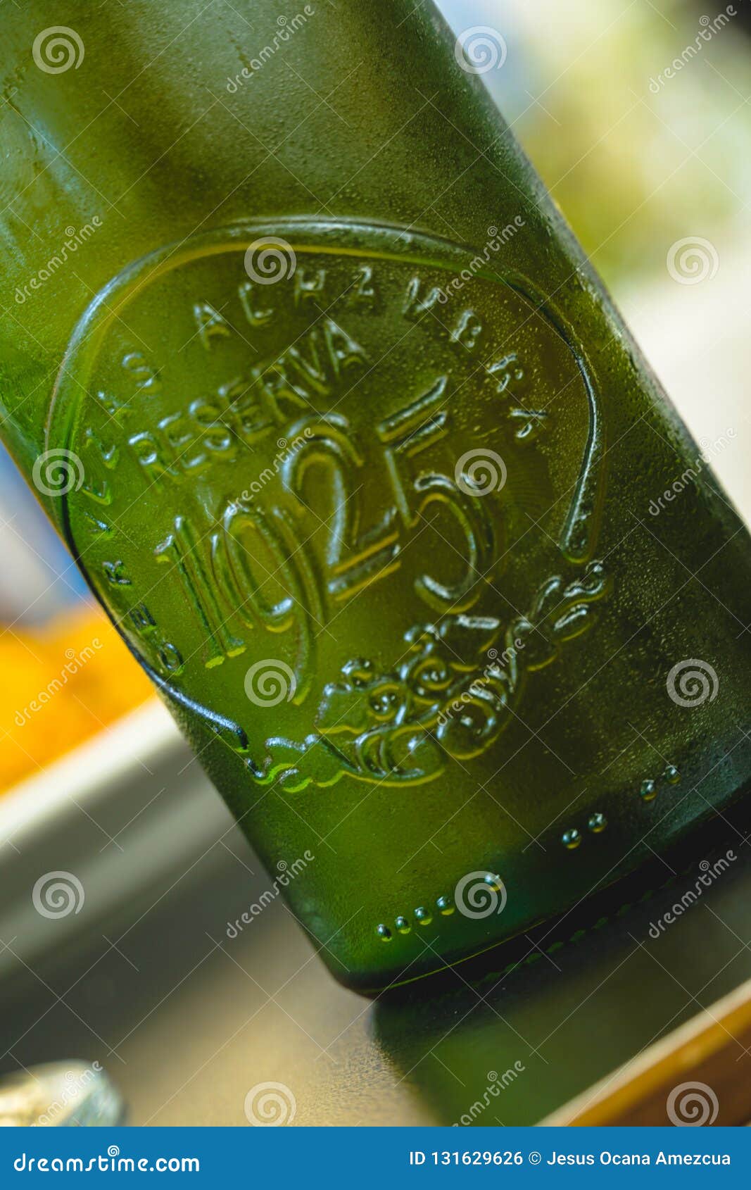 Green Beer Bottle Alhambra 1925 Editorial Photo Image of glass