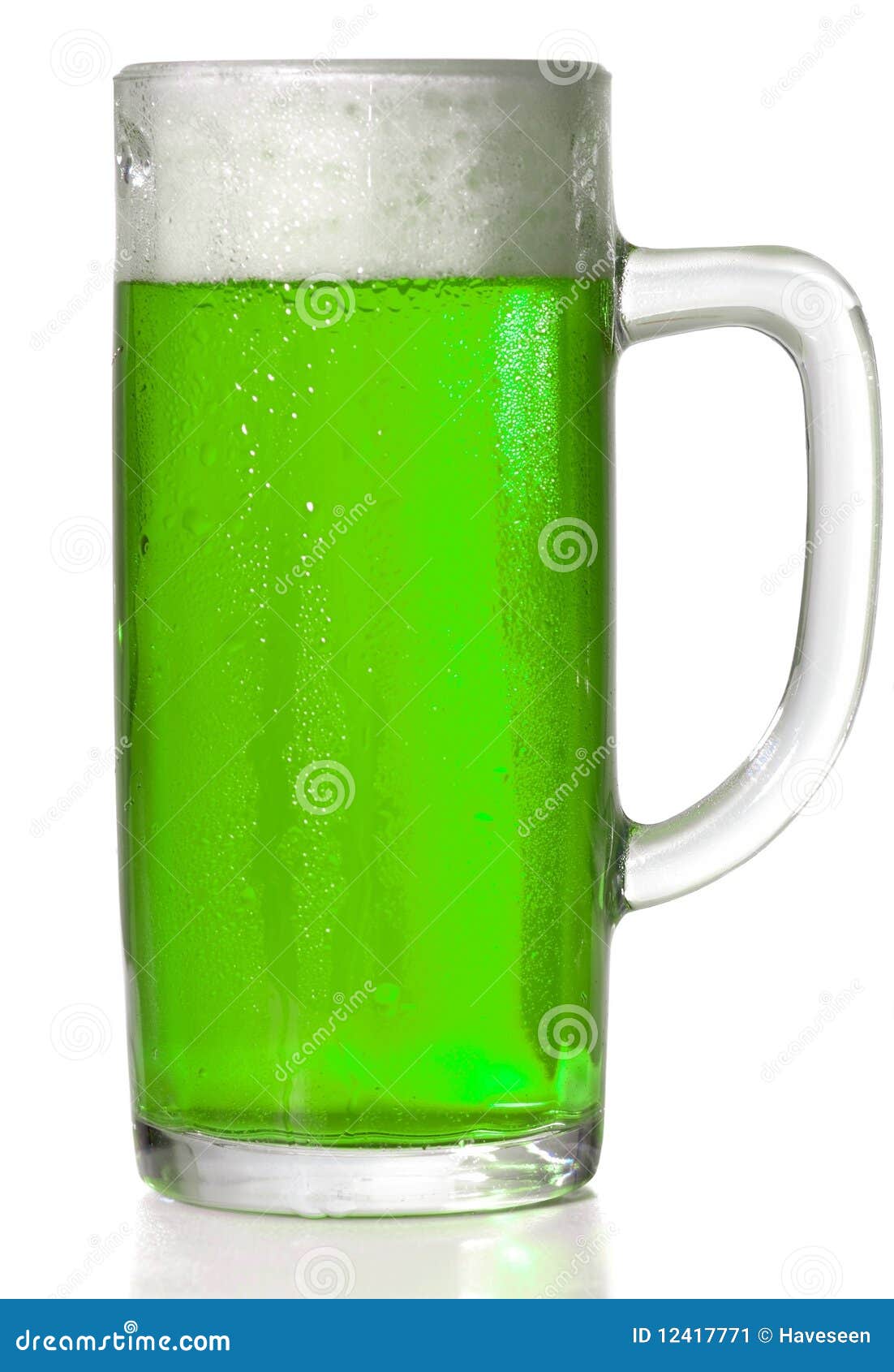 Green Beer mug stock image. Image of beverage, celebration 12417771