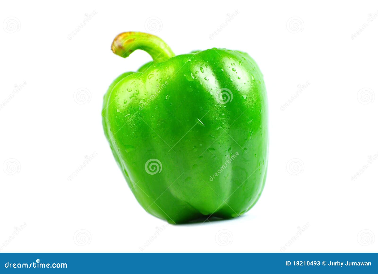 Green Bell Pepper stock image. Image of green, moisture 18210493
