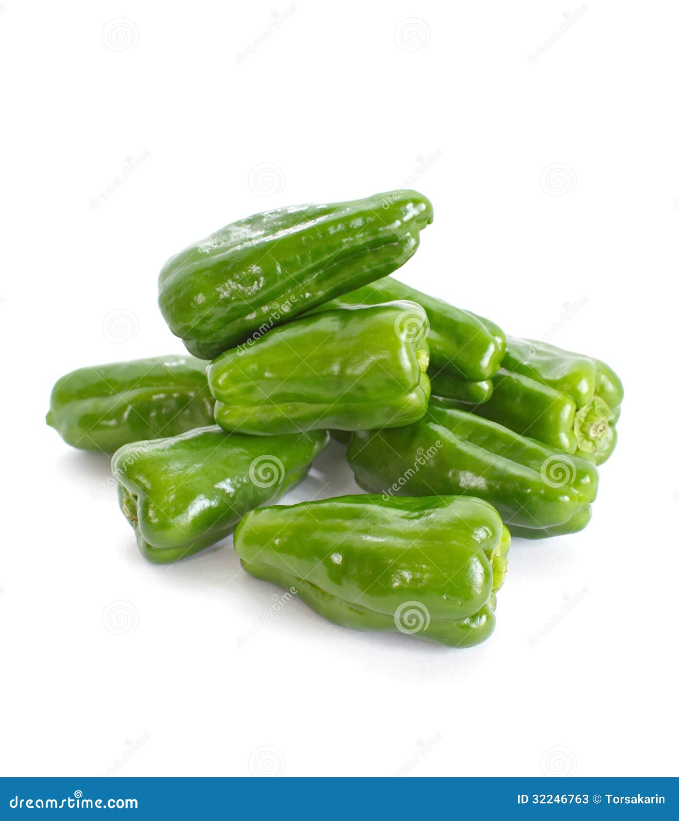 Green bell pepper stock image. Image of lifestyle, healthy 32246763