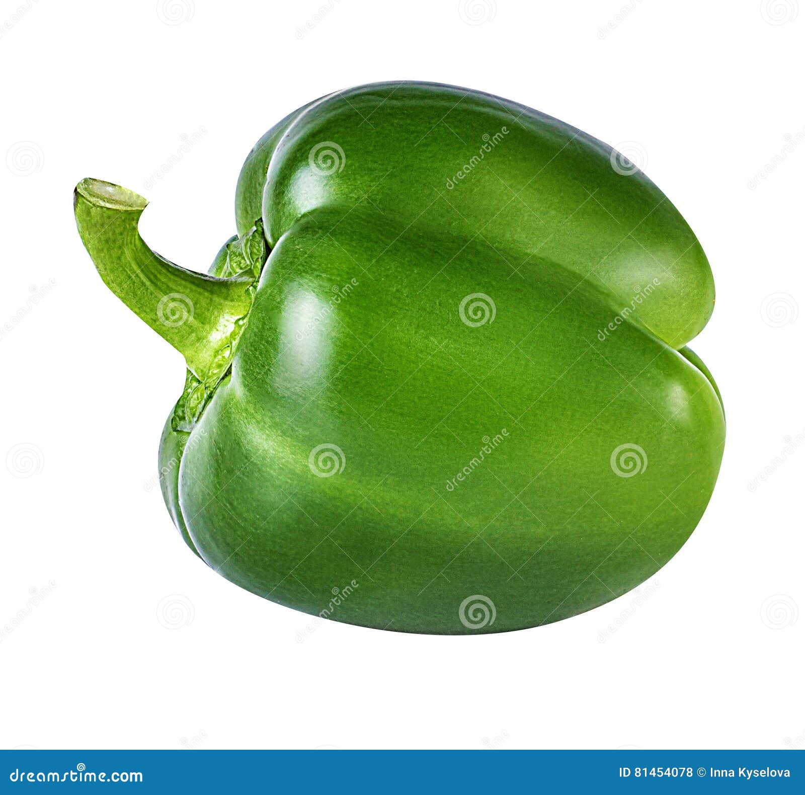 Green Bell Peppers Isolated on White Stock Photo Image of fresh