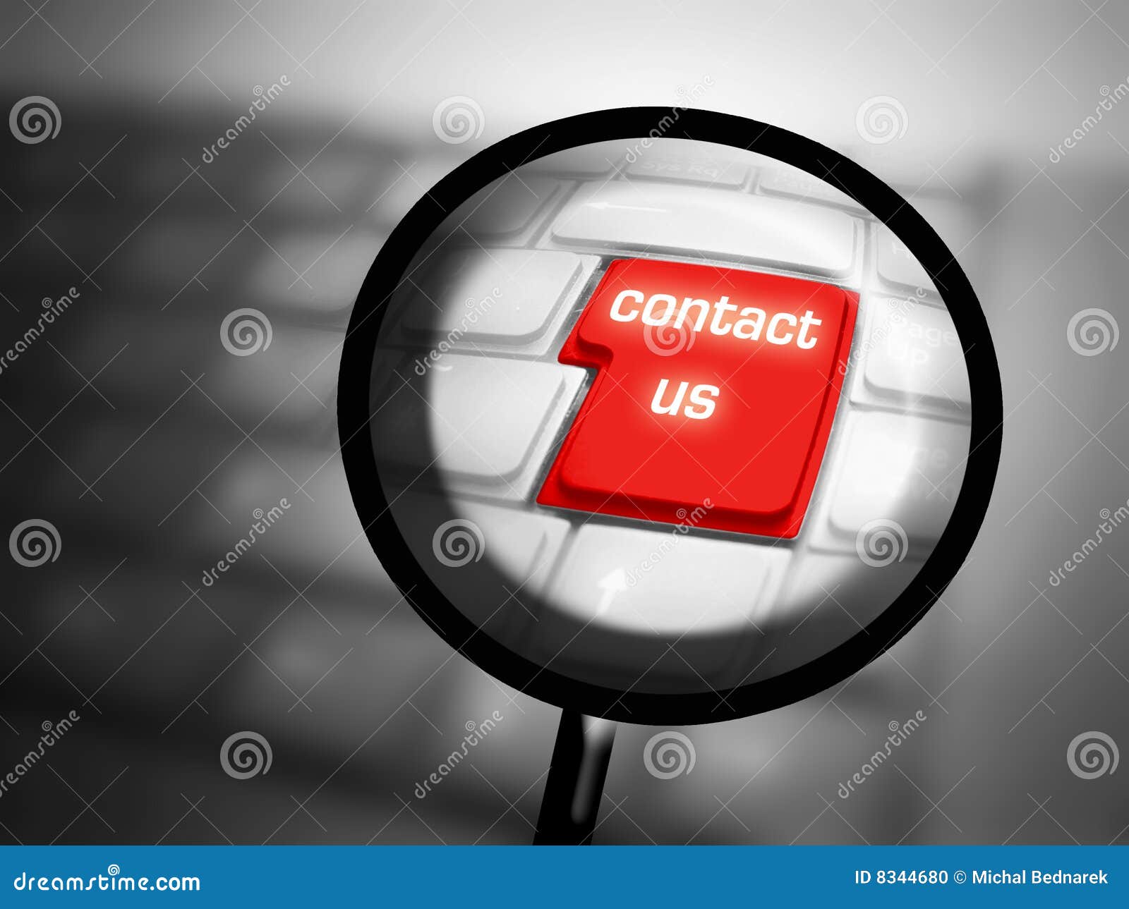 Green Big CONTACT US! Button Stock Photo Image of contact