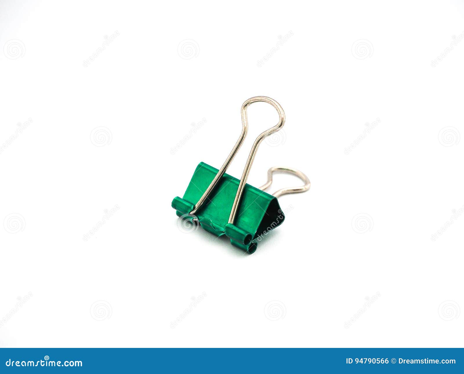 Green binder clip stock photo. Image of office, looking 94790566