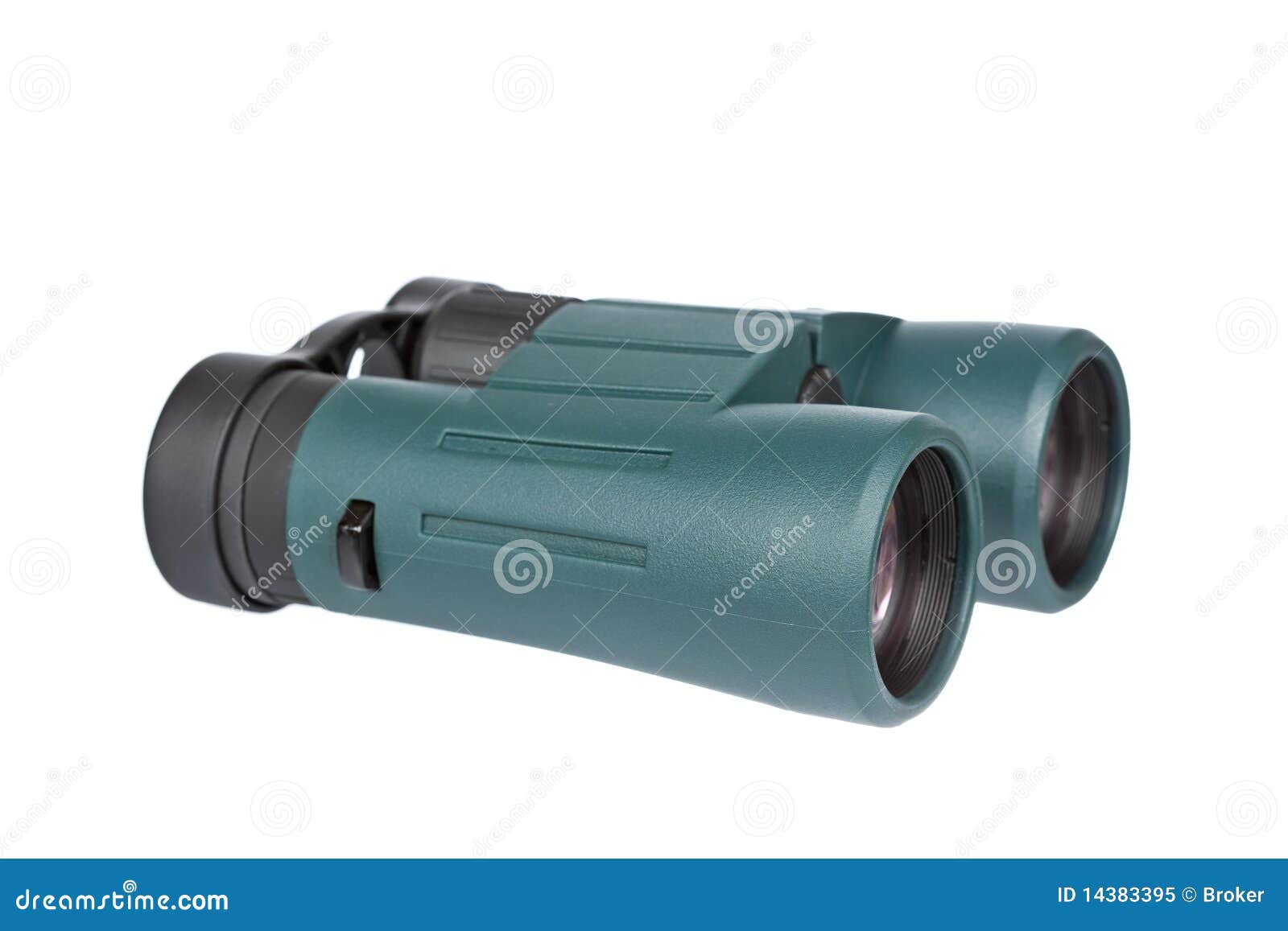 Green binoculars stock image. Image of optical, closer 14383395
