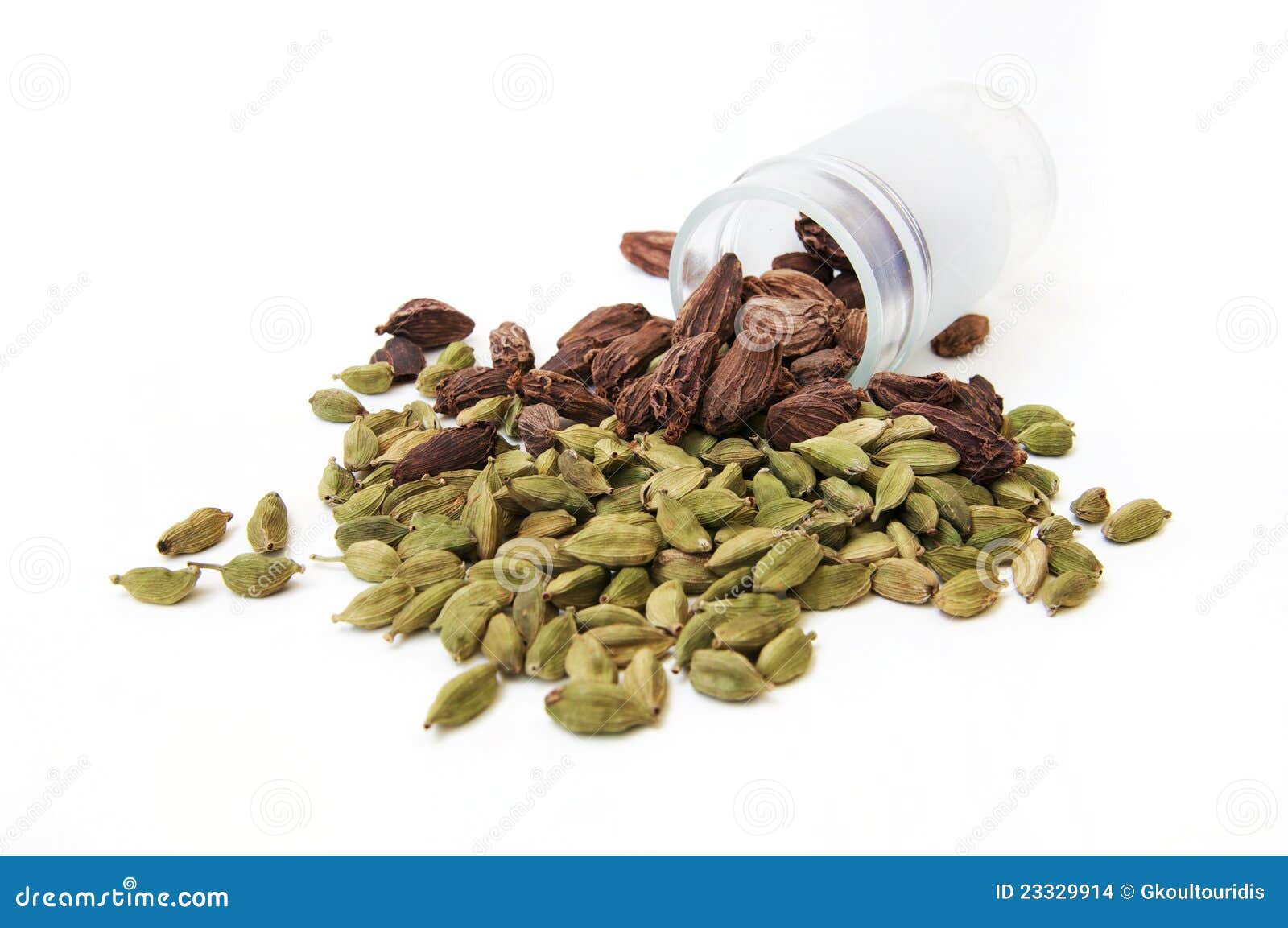 Green and black cardamom stock photo. Image of distort 23329914