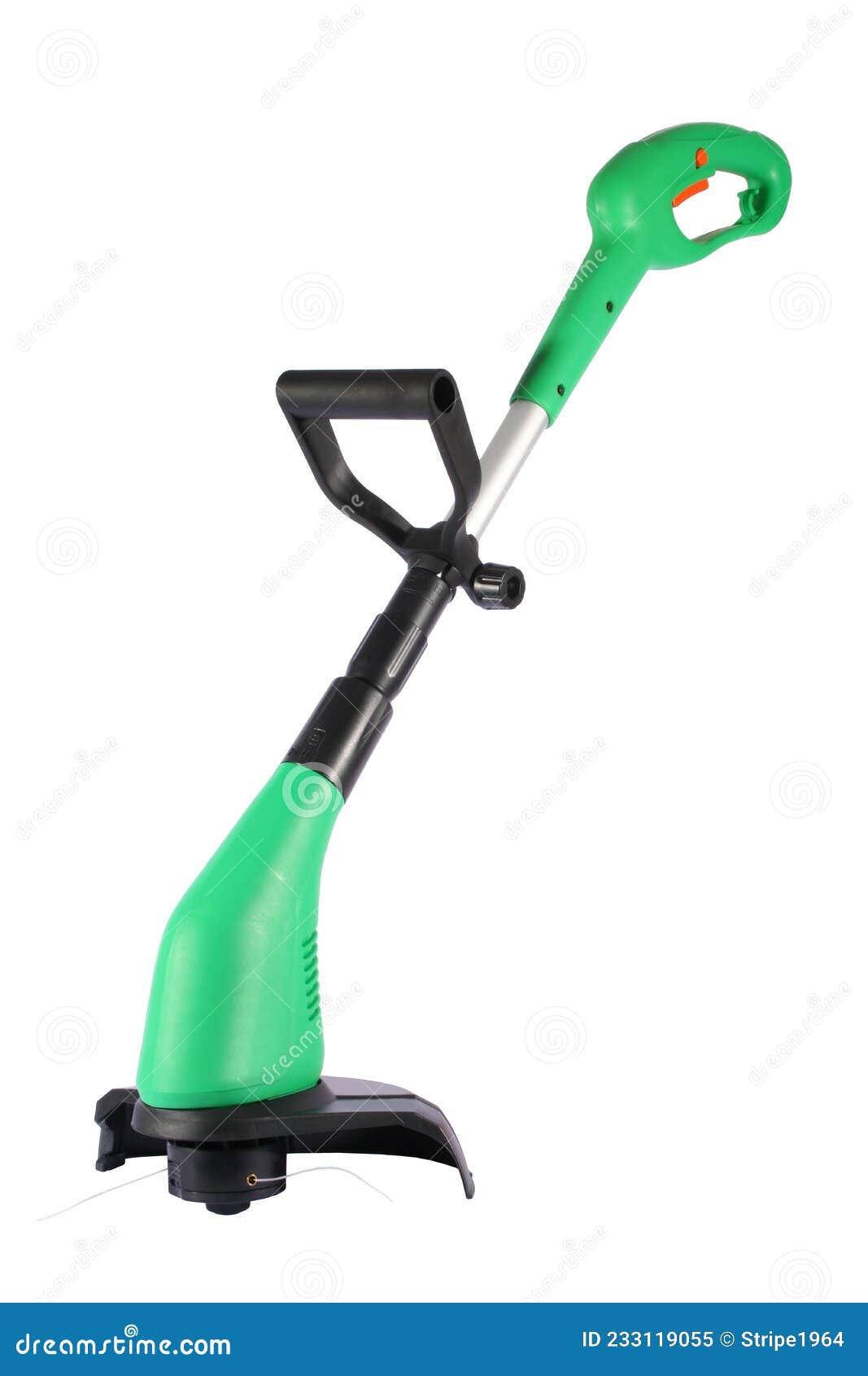 Green and Black Lawn Weed Trimmer Cutter Stock Image Image of worker, garden 233119055