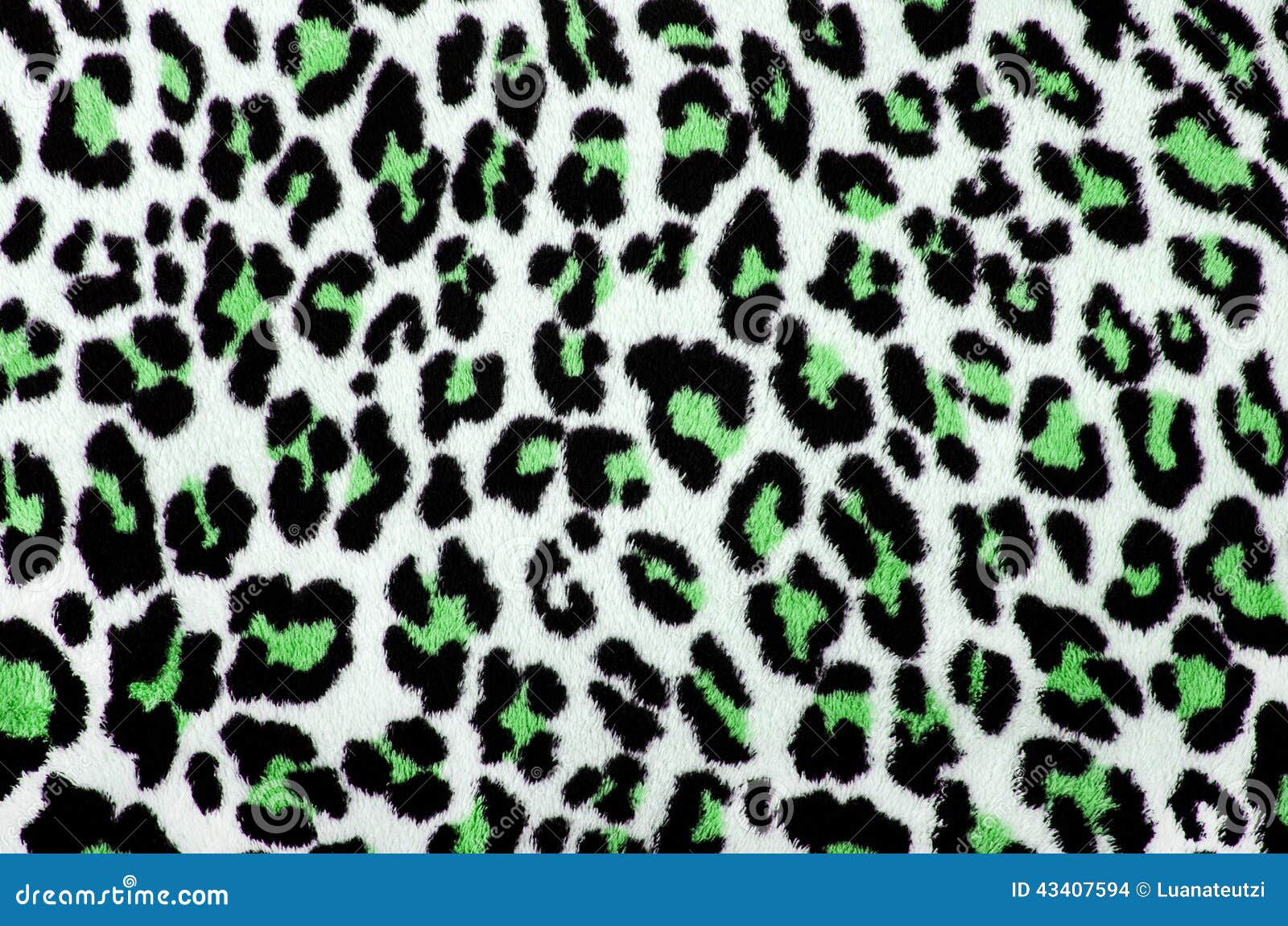 Green And Black Leopard Pattern. Stock Photo Image of fashion