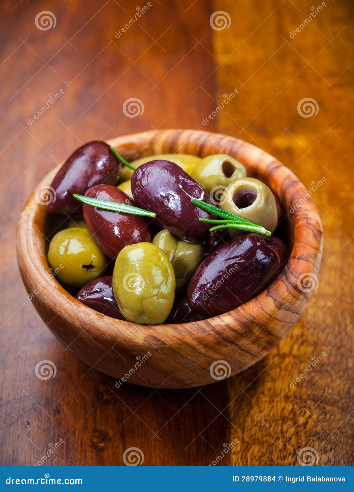 Green and black olives stock photo. Image of rosemary 28979884