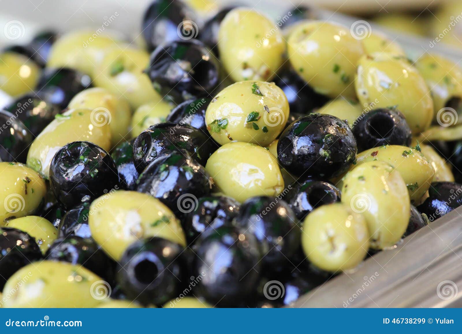 Green and black olives stock image. Image of fruit, greece 46738299